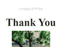 Tablet Screenshot of lindsayandphillip.com